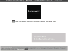 Tablet Screenshot of lazzarottotende.it